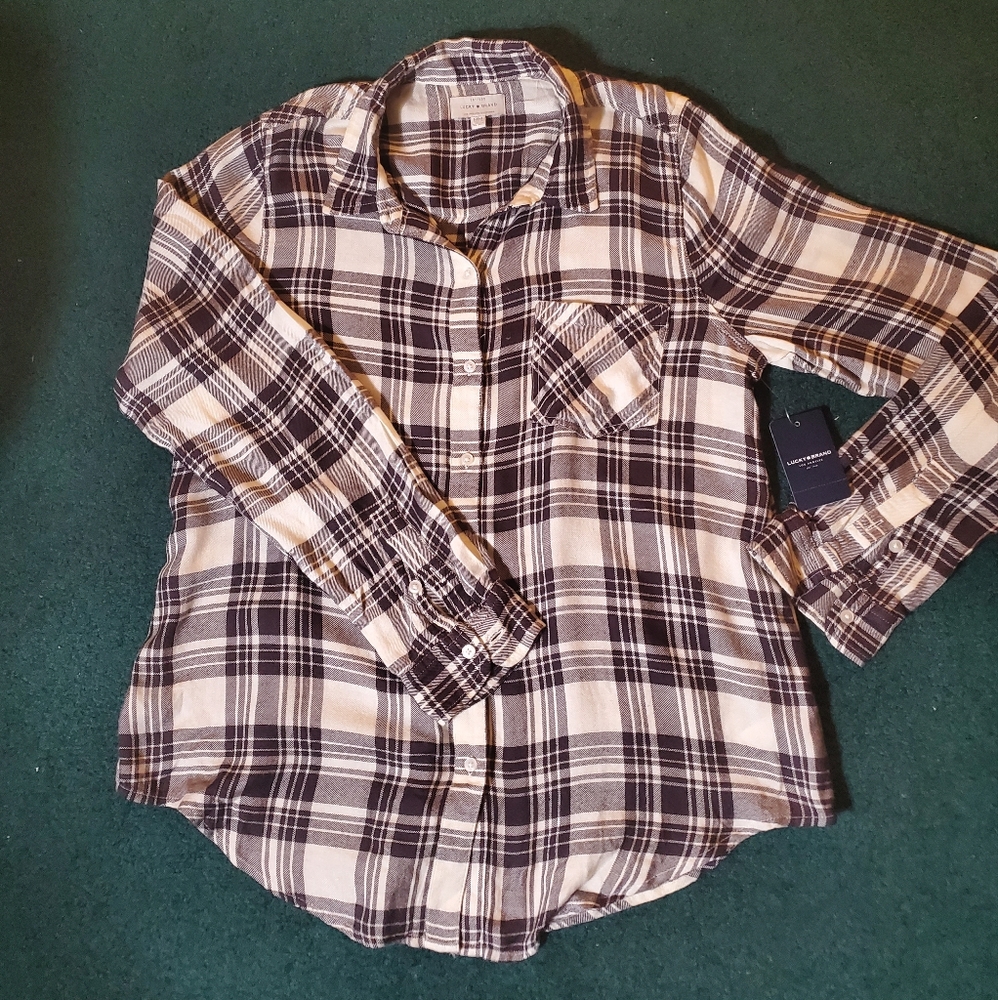 LUCKY Brand Plaid Button-down Shirt